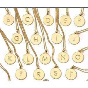 Kate Spade One in a Million Initial Necklace Letter D Gold Plated Rolo Chain